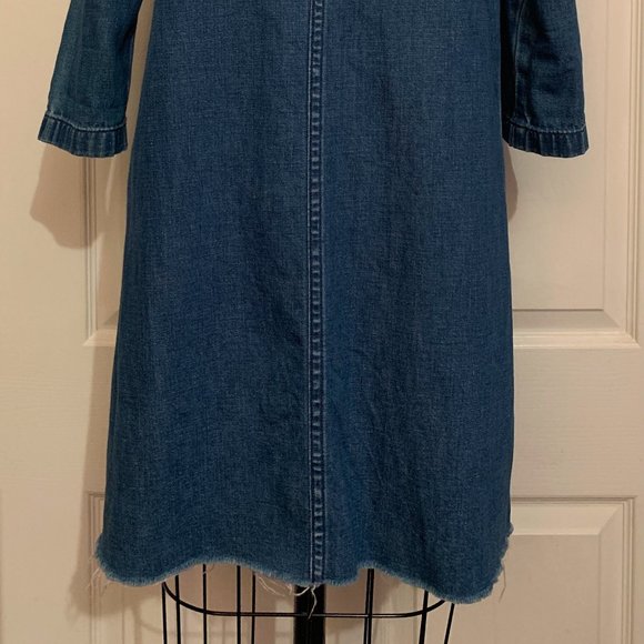 Madewell Denim Shift Dress - Picture 2 of 8